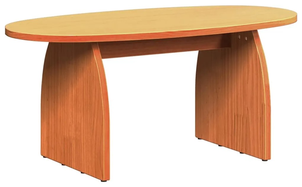 Dohányzóasztal Viaszbarna 80 x 40 x 35 cm Tömör fenyőfa