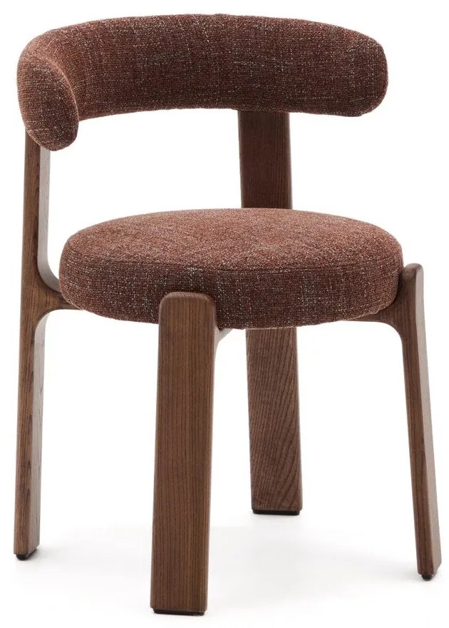 Barna kőrisfa étkezőszék Granite – Kave Home