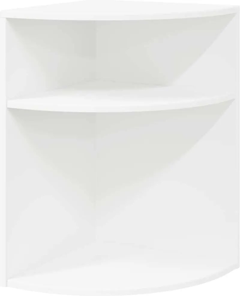 vidaXL Végasztal Fehér 39,7 x 39,7 x 60 cm Faanyag