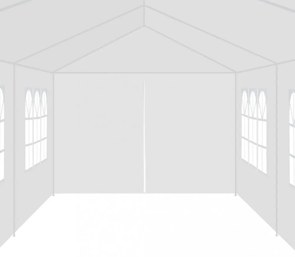 fehér kerti pavilon 3 x 12 m