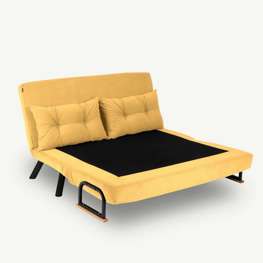 Sando 2 Mustard kinyitható kanapé
