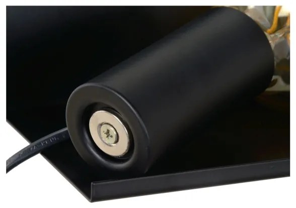 Lucide 06218/01/30 - Fali lámpa SEBO 1xE27/40W/230V fekete