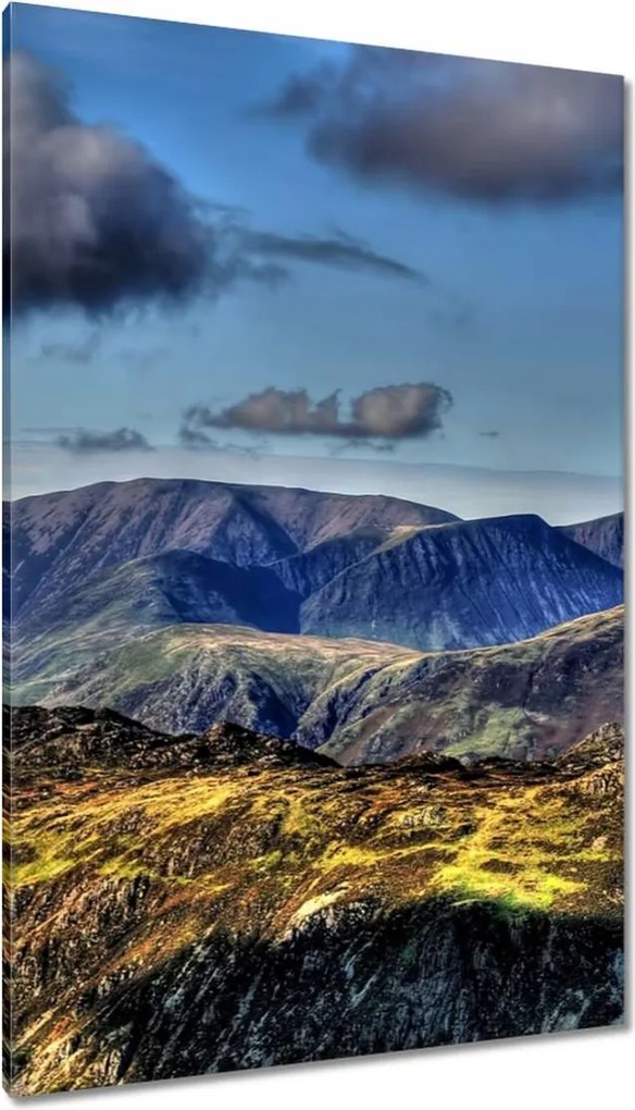 Vászonkép 80x120 Gyönyörű kilátás a hegyekre