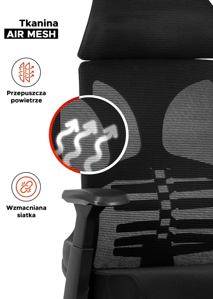 Fekete Irodai Forgószék ROY