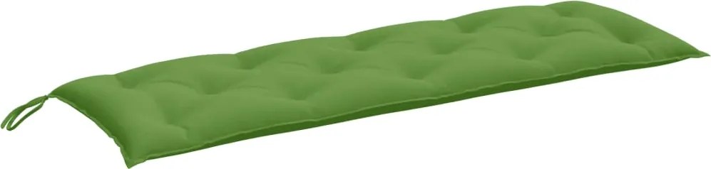vidaXL melange zöld szövet kerti padpárna 150 x 50 x 7 cm