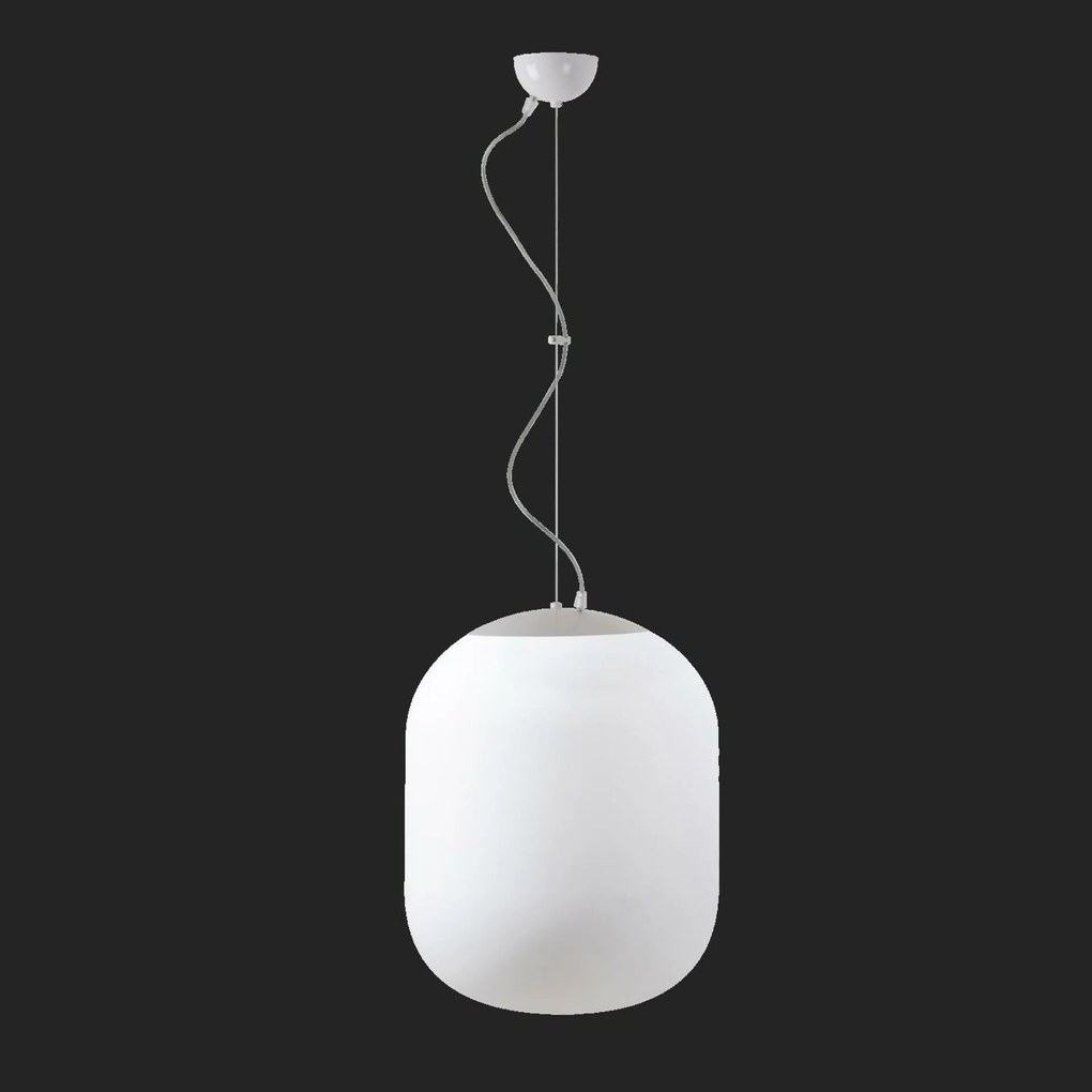 Osmont 58160 Tania L2 függesztett üveg lámpa fehér IP40 150W E27