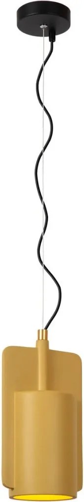 LUCIDE 44415-13-34 NINJA Modern Függesztett Lámpa Sárga E27 IP20
