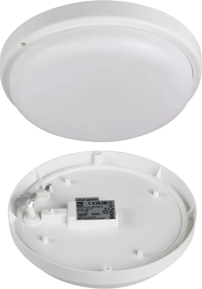 Miledo Hermetikus Led Csatorna Lámpa Mennyezeti Lámpa 18W Fehér Semleges