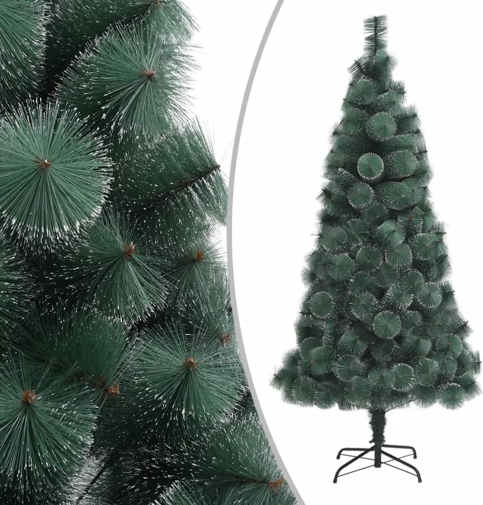 vidaXL zöld PET műkarácsonyfa állvánnyal 240 cm