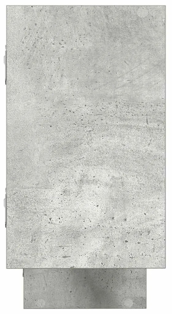 betonszürke szerelt fa fali kockapolc 5 rekeszes színű