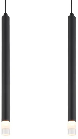 Globo 15629-4 - Csillár zsinóron BLAKE 4xG9/4W/230V fekete