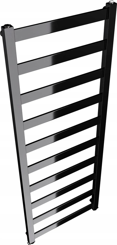 Fürdőszobai Radiátor Egyenes Fekete Fényes 670/540