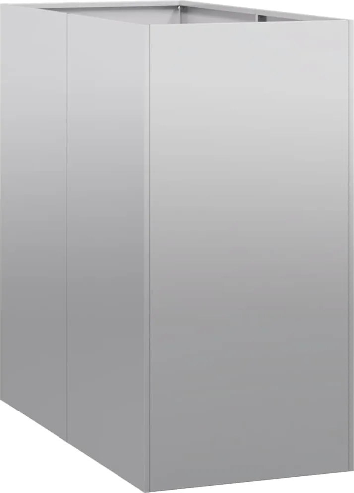 vidaXL horganyzott acél növénytartó 40x80x80 cm