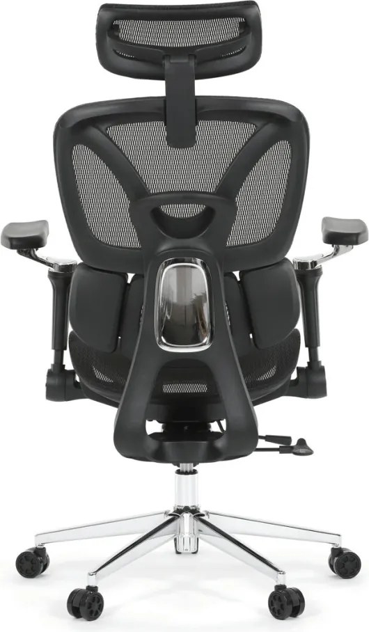 Irodai szék szinkronmechanikás fekete hálós KA-B2363 BK