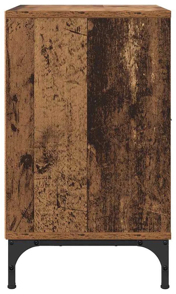 Éjjeliszekrények fiókkal 2 pcs Régi fa 49 x 36 x 61 cm Faanyag