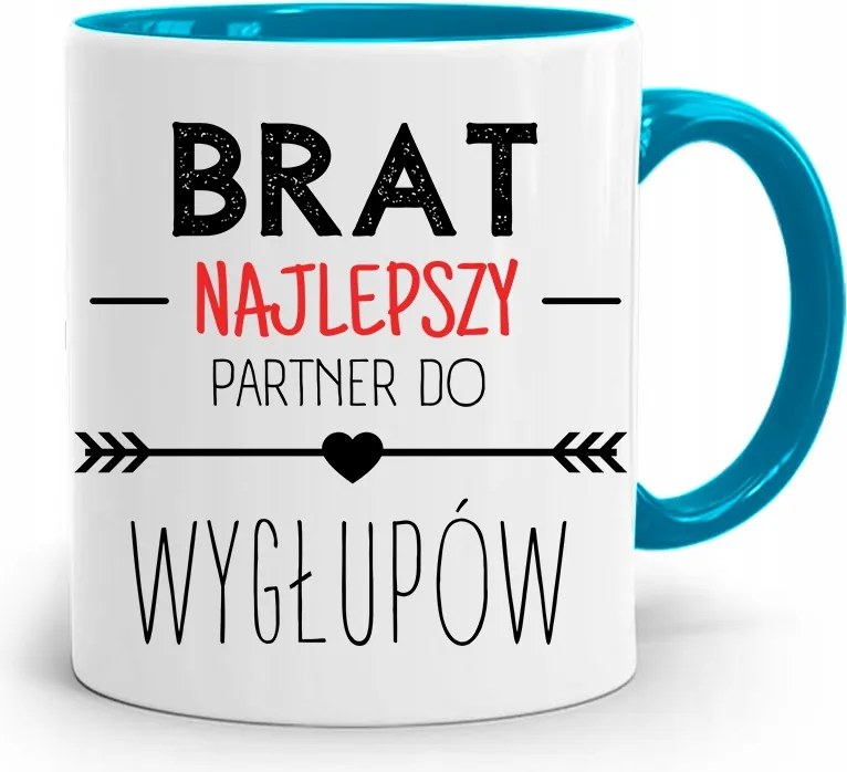 Bögre Kék Testvér A Legjobb Partner A Hülyéskedéshez fényképes nyomtatással