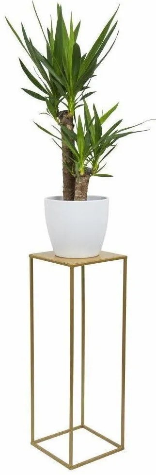 HowHomely Virágállvány 70x24 cm arany DD0031