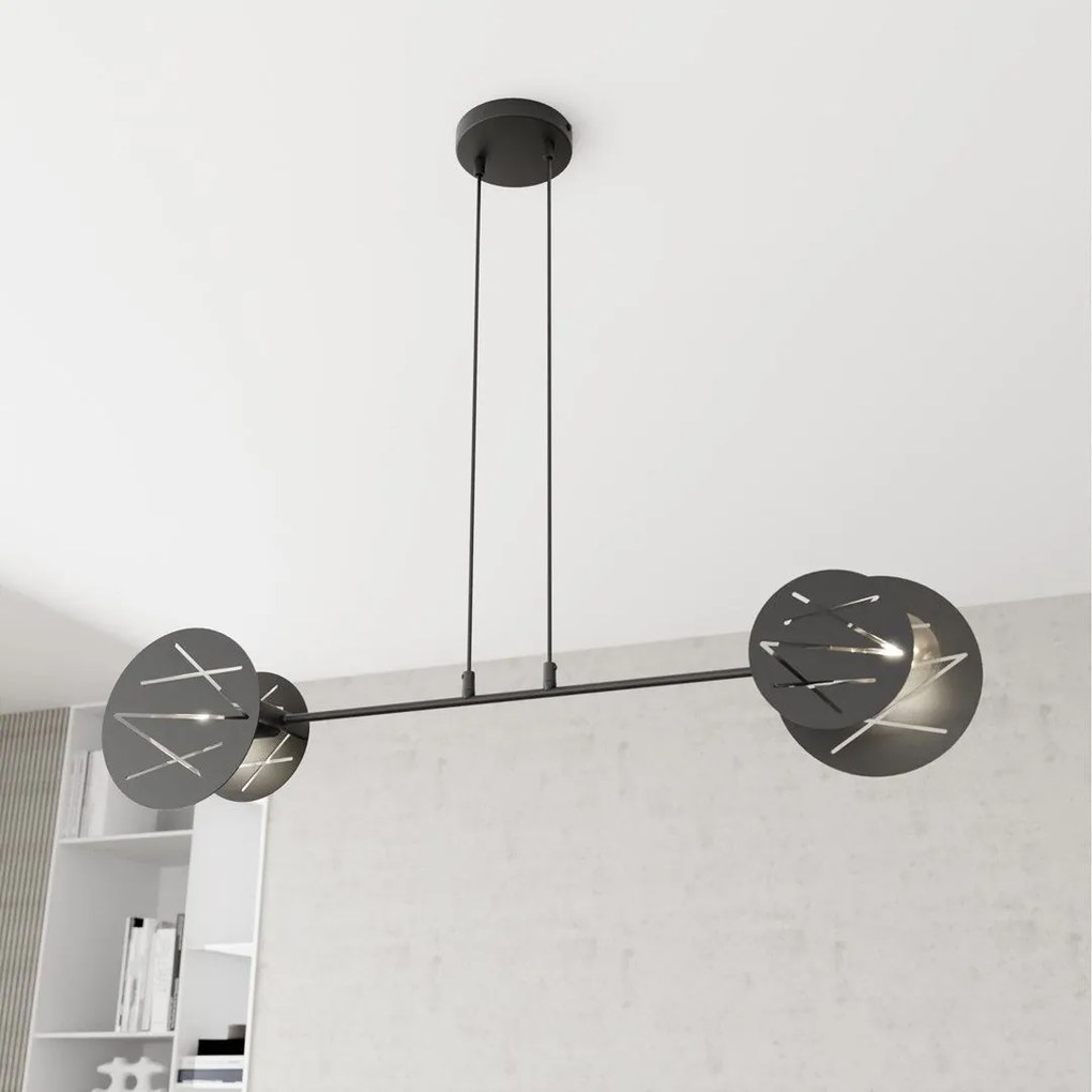Emibig modern függeszték xotic fekete emi1411/2
