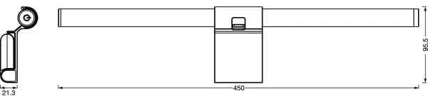 Ledvance - SUN@HOME LED/2,5W/5V Wi-Fi monitor fényerőszabályzó