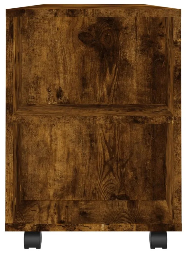 füstös tölgy színű szerelt fa TV-szekrény 102x34,5x43 cm
