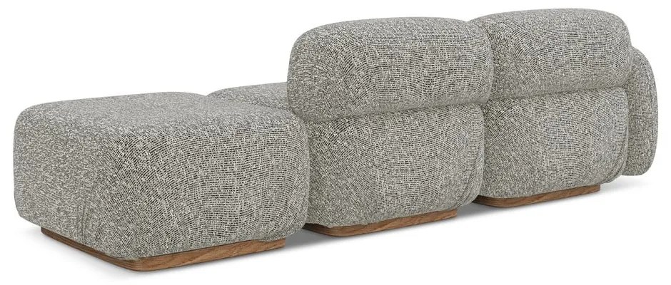 Szürke moduláris heverő (bal oldali) Ailani – Makamii