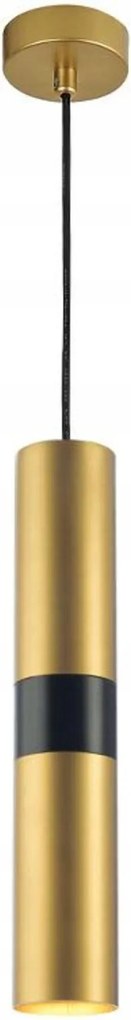 Aca Lighting függeszték 1xGU10 sárgaréz fém D8xH120CM Da Vinci HM851P6BR