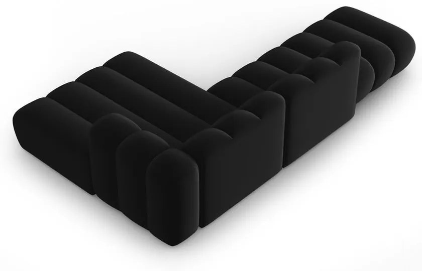 Antracitszürke sarokkanapé (jobb oldali) Lupine – Micadoni Home