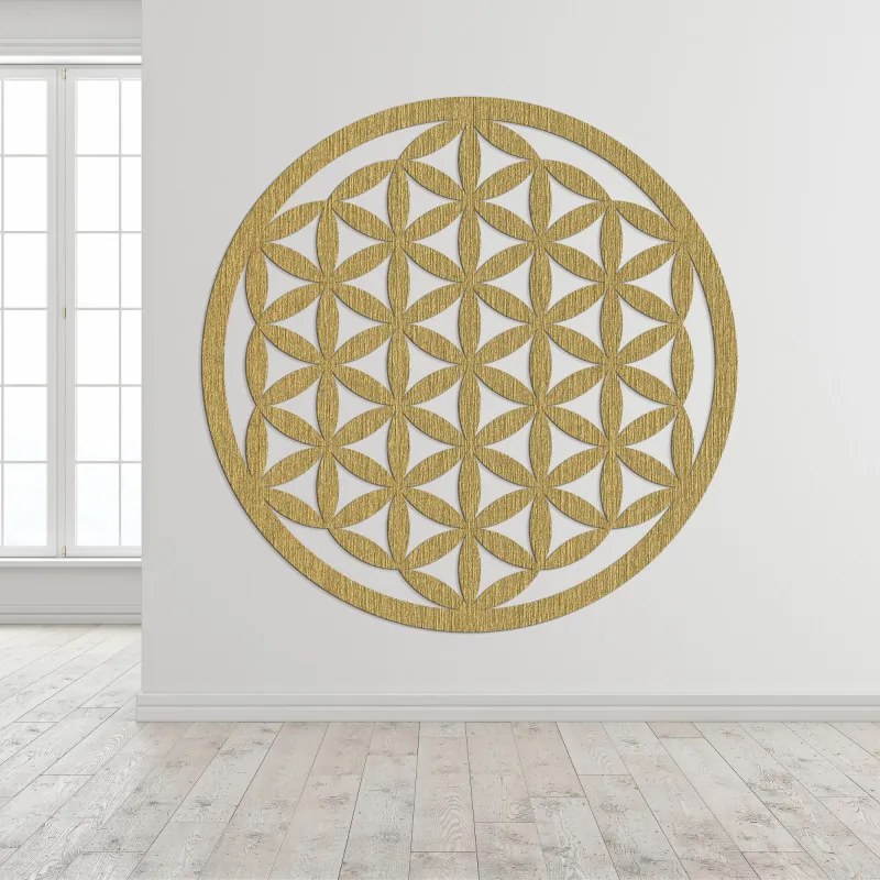 Fa fali dekoráció mandala élet virága - VITAE