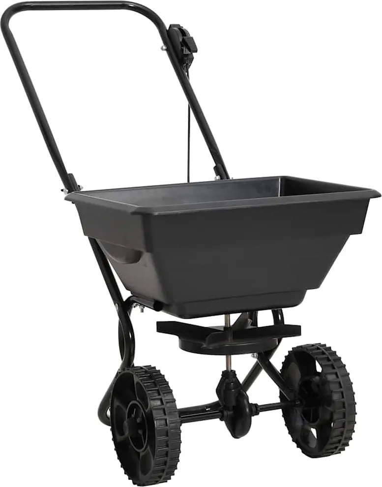 vidaXL PVC és acél tolható sószóró 80 x 46 x 75 cm 15 L