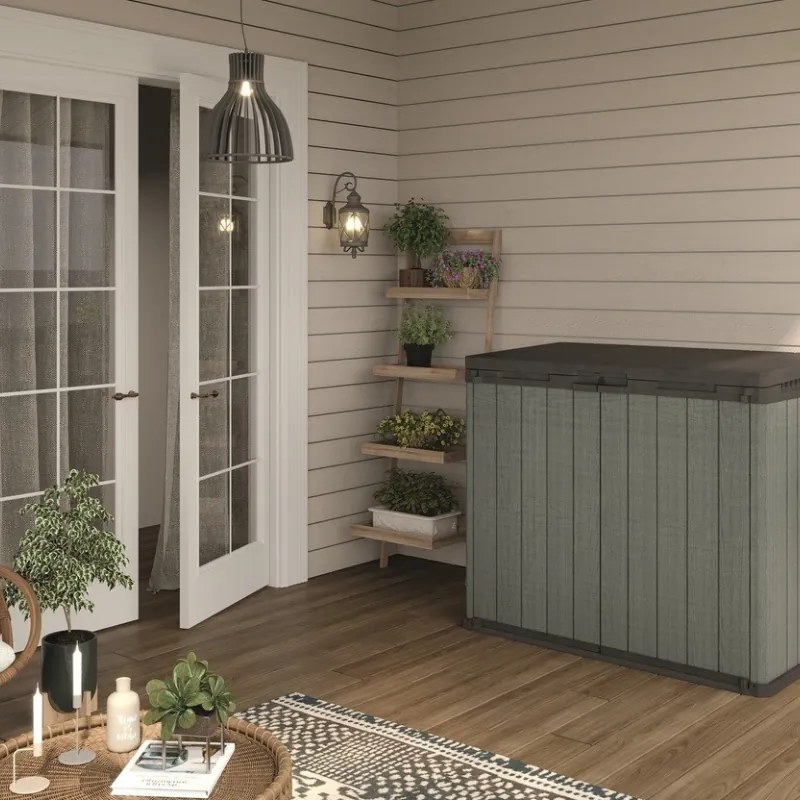 Keter SIO Darwin 1150 l kerti tárolódoboz, zöld