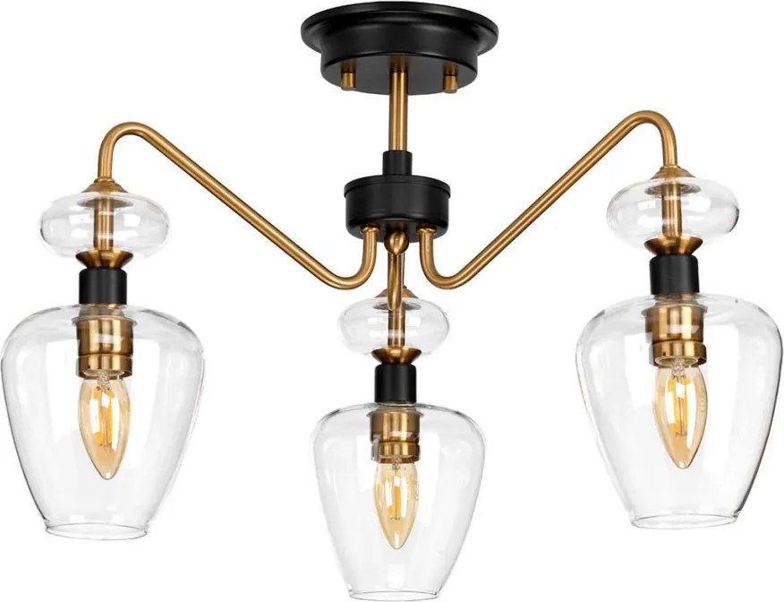 Elstead Lighting ARMAND DL-ARMAND-SF3-AB Plafonlámpa 3x40W/E14