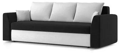 PAUL kinyitható kanapé Fekete-fehér
