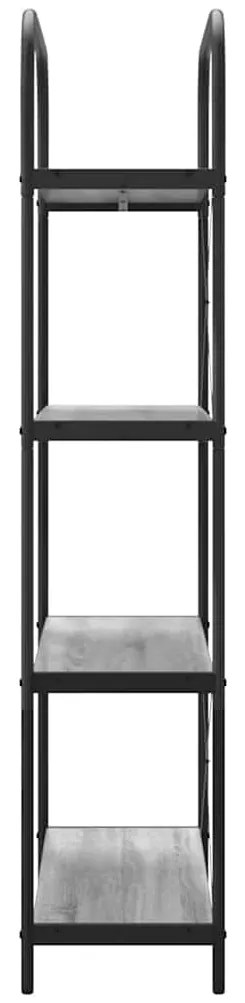 Könyvespolc Szürke sonoma 80 x 30 x 146 cm Faanyag