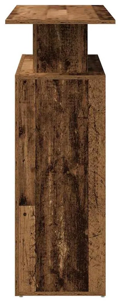 recepciós pult antik fa 100x40x104 cm szerelt fa
