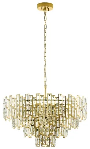 Eglo 39614 - Csillár láncon CALMEILLES 10xE14/25W/230V á. 78 cm