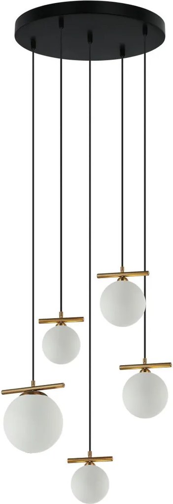 Italux modern függeszték merseta antik bronz opál itxpnd-463325a-bro+w