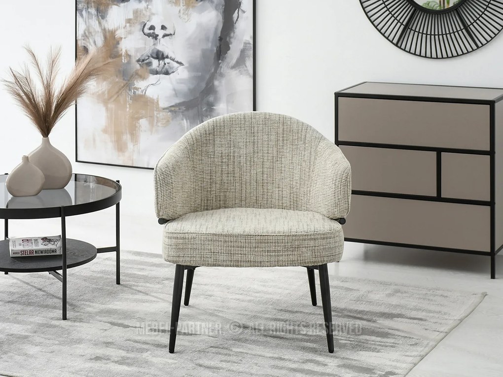 Fotel Alfredo (bézs + fekete). 1109865