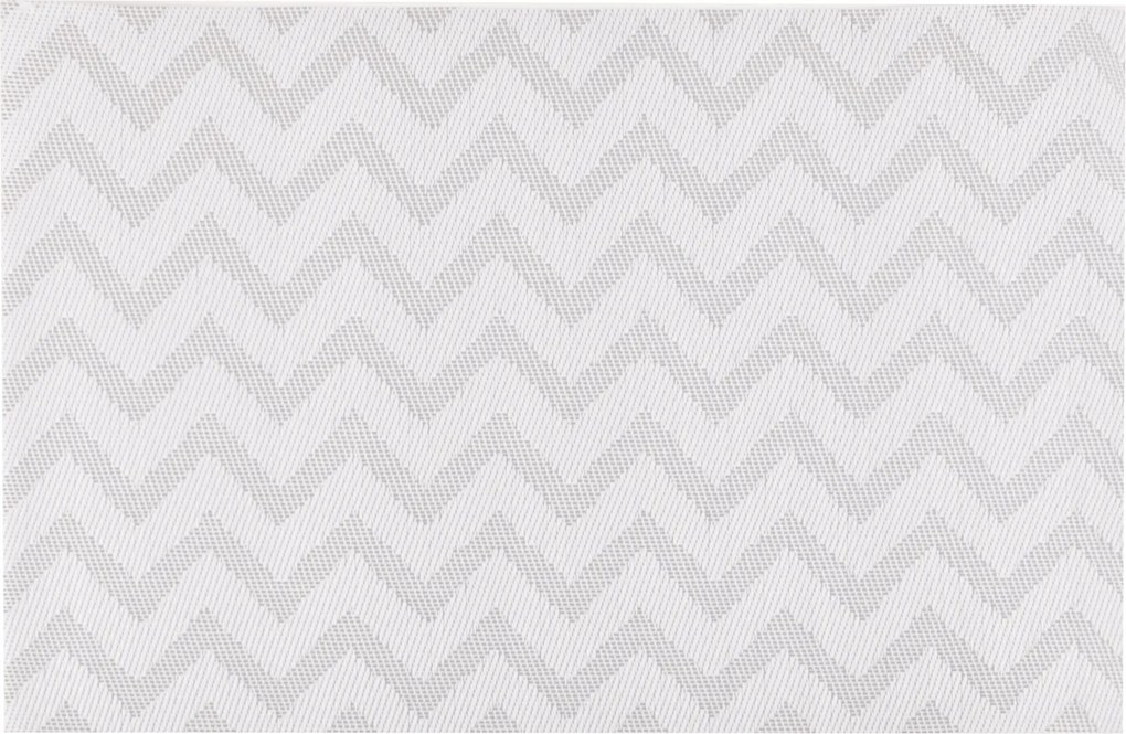 Asztali alátét Fehér Cikk-cakk 45x30 cm modern asztalszőnyeg