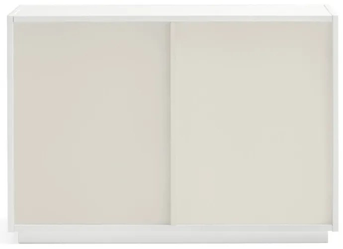 Fehér alacsony komód 100x70 cm Doric – Teulat
