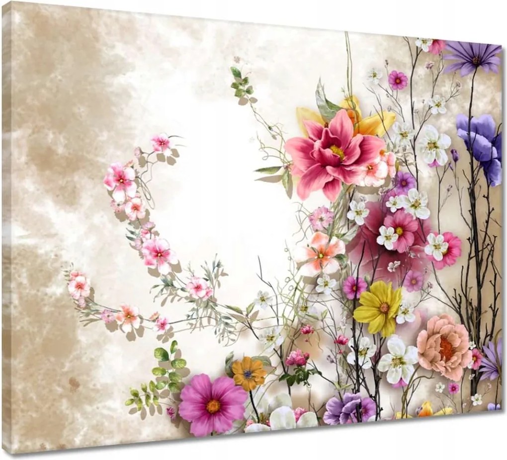 Vászonkép 50x40 Virág kompozíció Virág