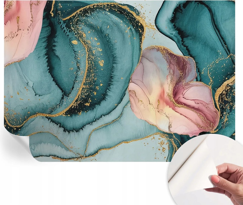 Fali fotótapéta előszoba konyhába Művészi hullámok 208x146 cm