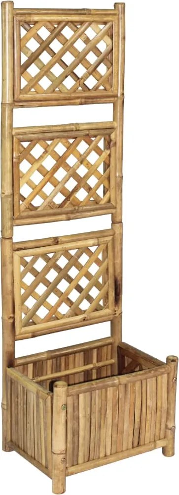 vidaXL bambusz kerti magaságyás apácaráccsal 40 cm