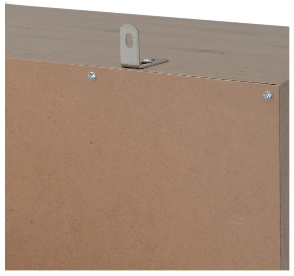 Natúr színű nyitott moduláris szekrény tölgyfa dekorral 60x180x45 cm Modular – Casa Selección