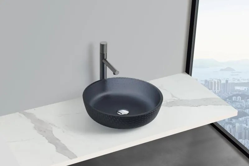 AREZZO design RUBEN üvegmosdó, matt szürke