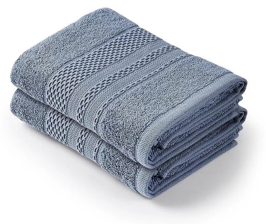 Kéztörlő Szett (2 db) Piramit - Indigo kék