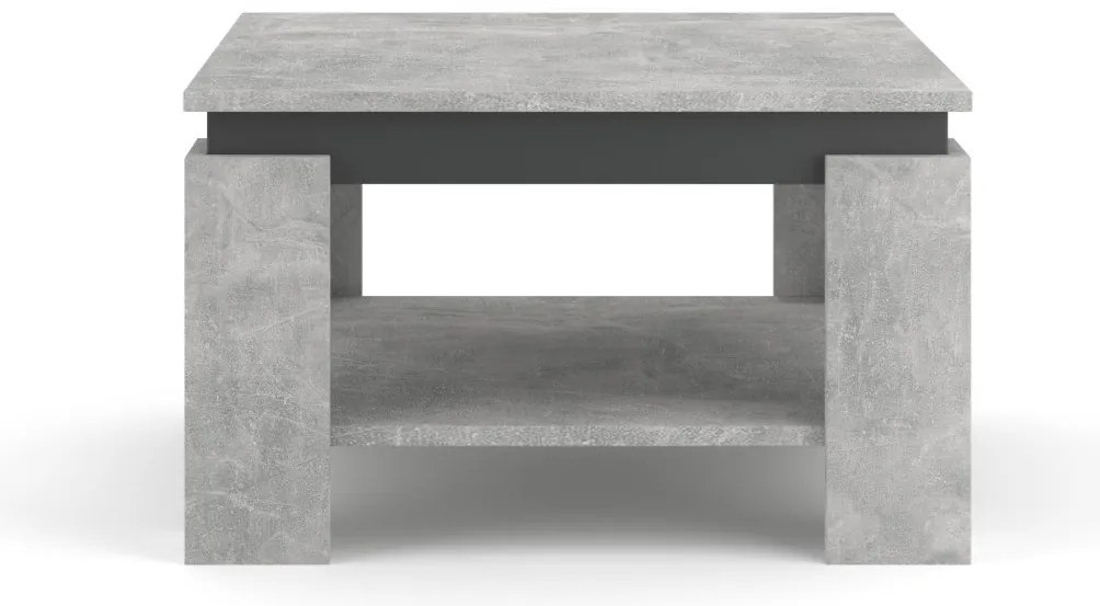 Dohányzóasztal Világos ATELIER/ANTRACIT Színben
