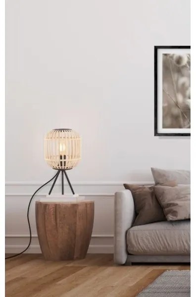 Eglo 43218 - Asztali lámpa BORDESLEY 1xE27/28W/230V