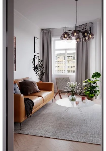 ByRydens 4202030-4505 - Csillár zsinóron BOYLE 8xE27/5W/230V