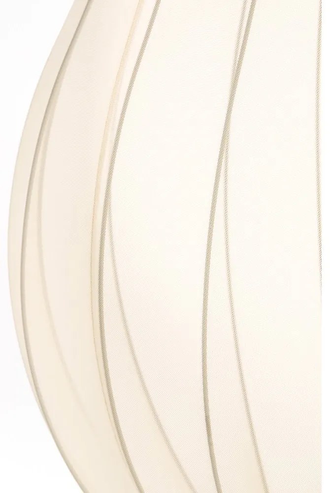 Bézs függőlámpa textil búrával ø 50 cm Itela – Light & Living