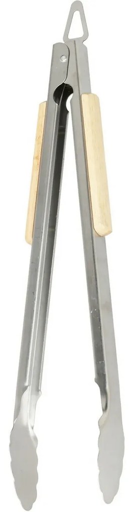 BBQ fogó rozsdamentes acél, 37 cm